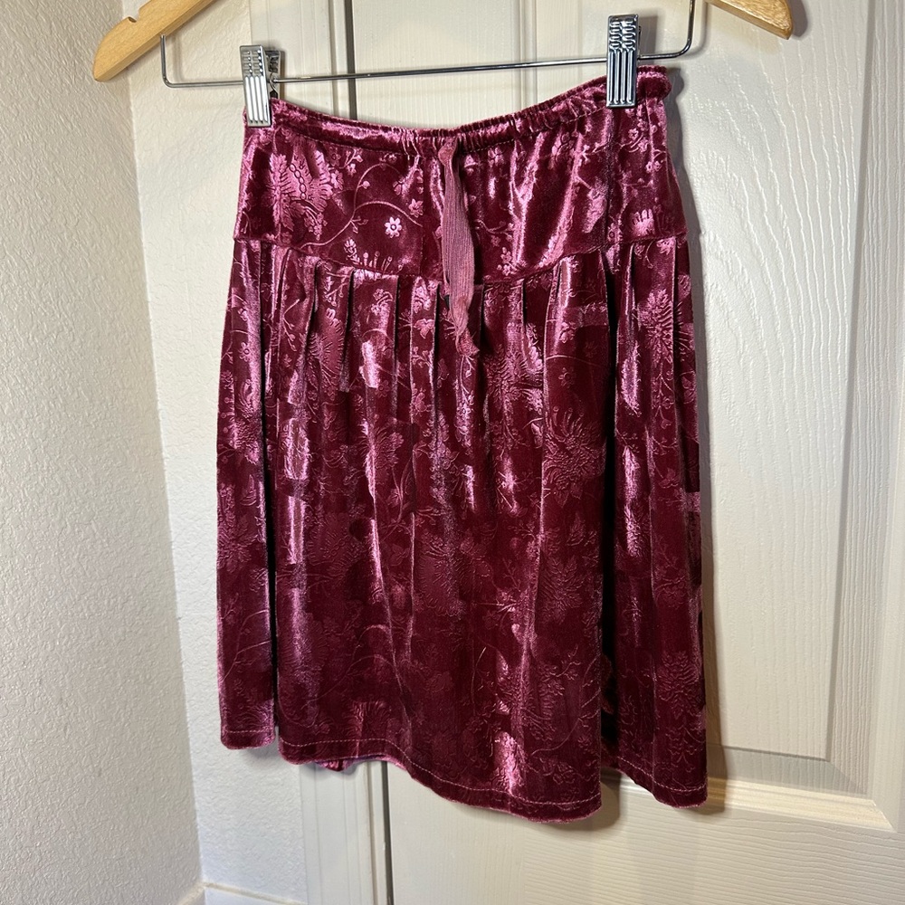 Velvet skirt size 8 girls